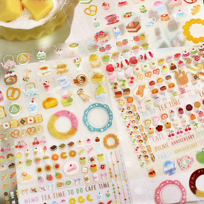 BGM Mini Cube Clear Sticker - Sweets BS-MC005