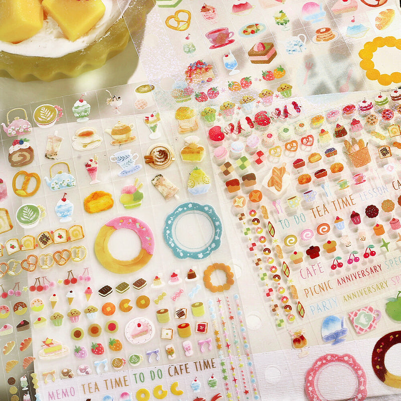 BGM Mini Cube Clear Sticker - Sweets BS-MC005