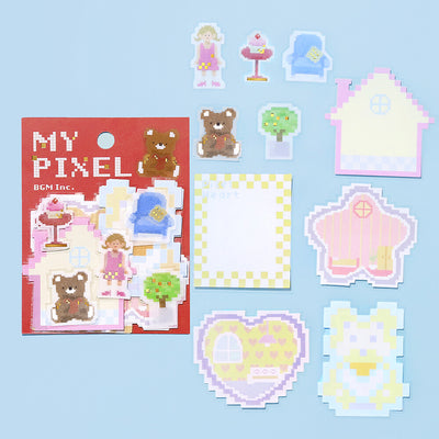 BGM My Pixel Writable Memo Sticker Flakes - Dollhouse BS-MX009