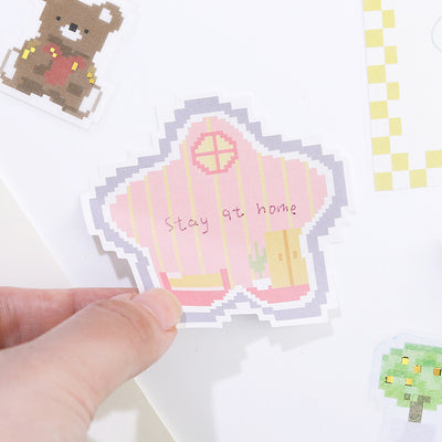 BGM My Pixel Writable Memo Sticker Flakes - Dollhouse BS-MX009