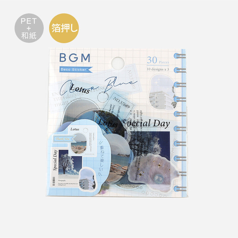 BGM Photo Sticker Flakes - Blue BS-MXS001