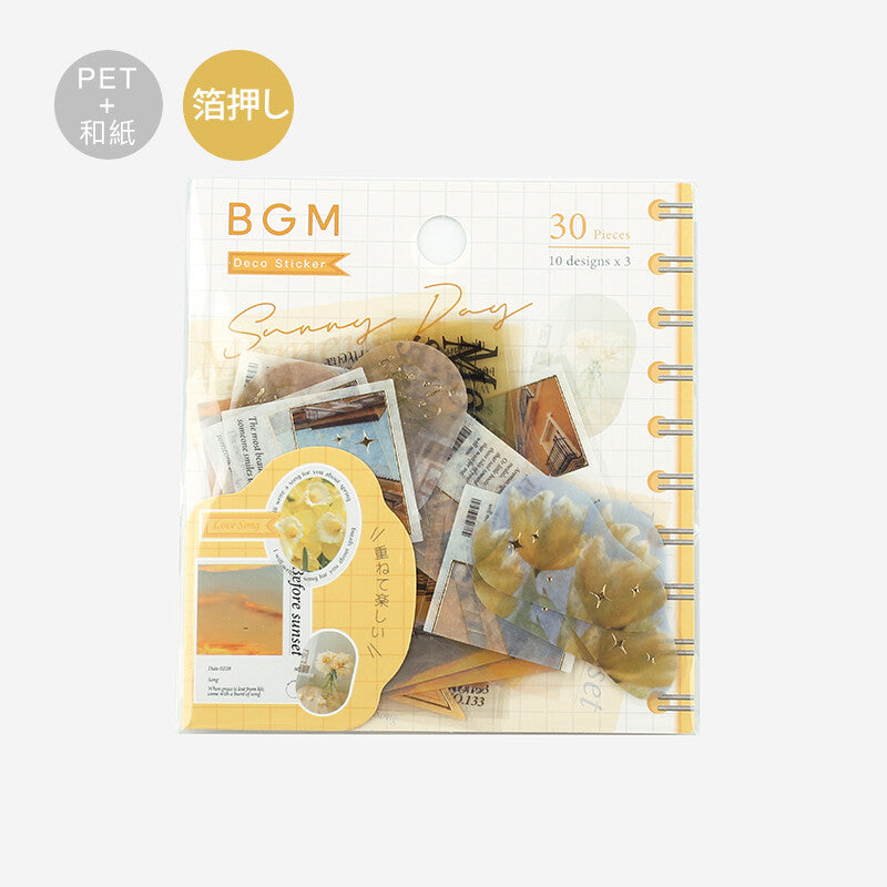 BGM Photo Sticker Flakes - Yellow BS-MXS003