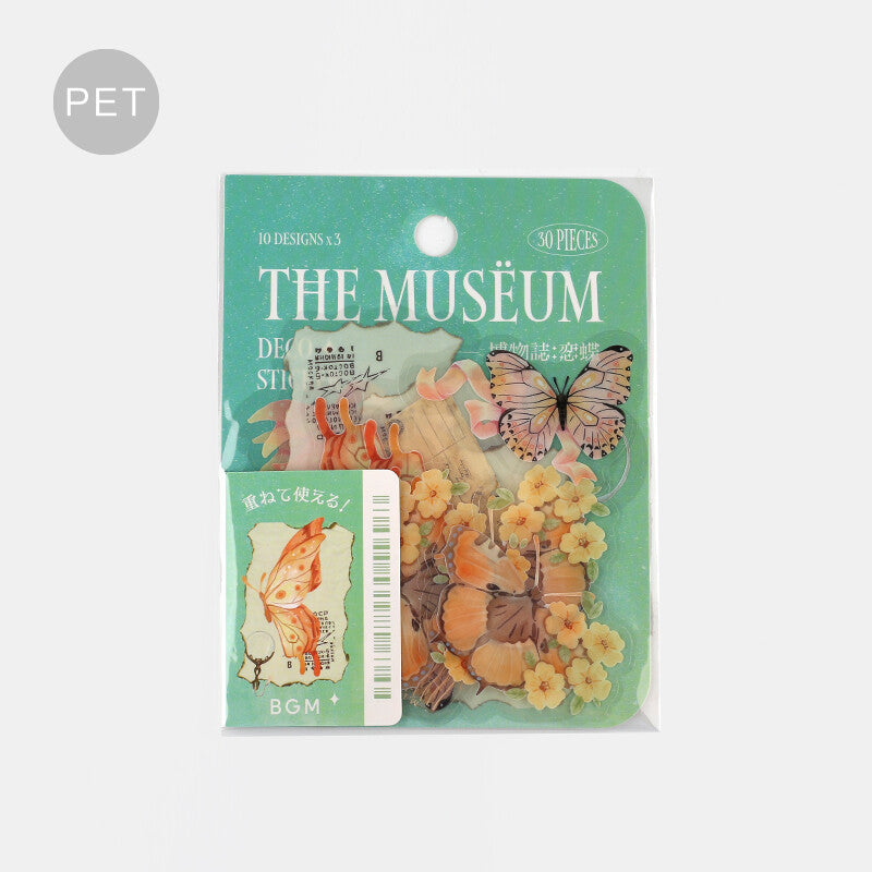 BGM The Museum Clear Sticker Flakes - Love Butterfly BS-PF020