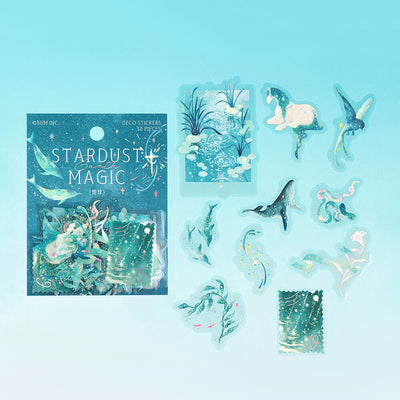 BGM Stardust Magic Holographic Foil Clear Sticker Flakes - Earth BS-PFG014