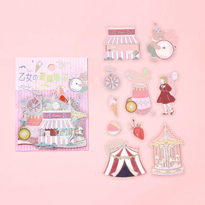 BGM Maiden's Amusement Park Holographic Foil Clear Sticker Flakes - Dream BS-PFG017