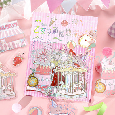 BGM Maiden's Amusement Park Holographic Foil Clear Sticker Flakes - Dream BS-PFG017