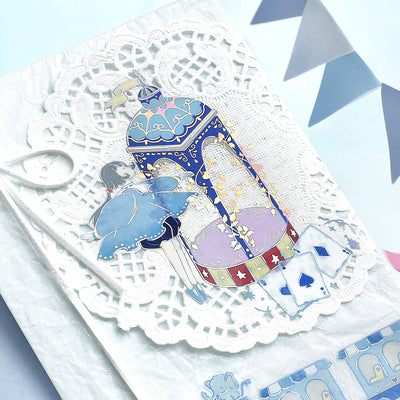 BGM Maiden's Amusement Park Holographic Foil Clear Sticker Flakes - Enjoy BS-PFG018