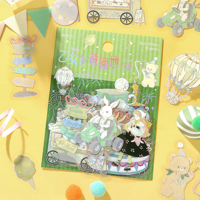 BGM Maiden's Amusement Park Holographic Foil Clear Sticker Flakes - Illusion BS-PFG019