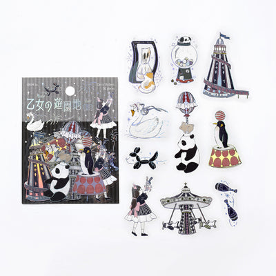 BGM Maiden's Amusement Park Holographic Foil Clear Sticker Flakes - Shade BS-PFG020