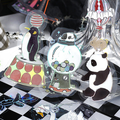 BGM Maiden's Amusement Park Holographic Foil Clear Sticker Flakes - Shade BS-PFG020
