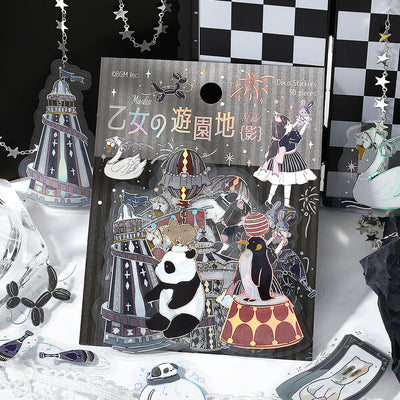 BGM Maiden's Amusement Park Holographic Foil Clear Sticker Flakes - Shade BS-PFG020
