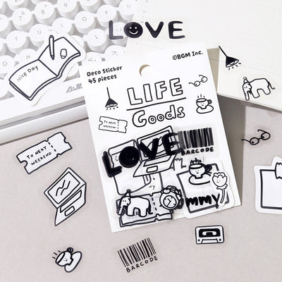 BGM YURUKU IKO-YO! Sticker Flakes - Life Goods