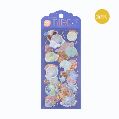 BGM IRIDE Holographic Foil Clear Sticker - Universe BS-RS008