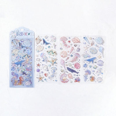 BGM IRIDE Holographic Foil Clear Sticker - Ocean BS-RS011