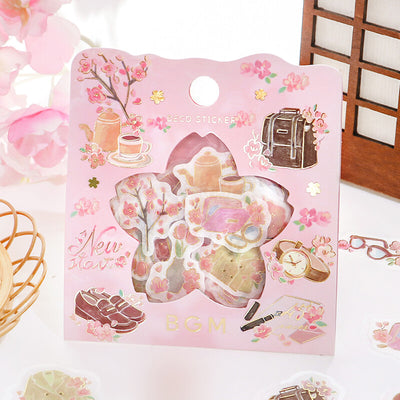 BGM Sakura Limited Edition Gold Foil Sticker Flakes - A New Life