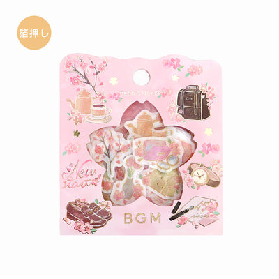 BGM Sakura Limited Edition Gold Foil Sticker Flakes - A New Life BS-XFG003