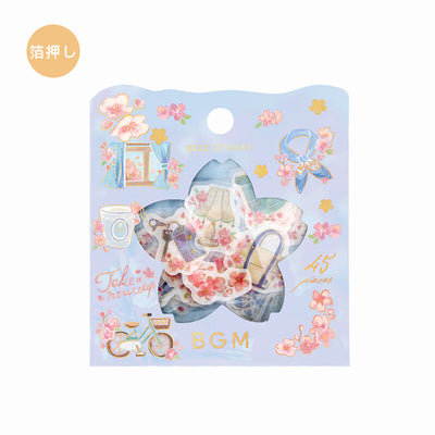 BGM Sakura Limited Edition Gold Foil Sticker Flakes - A New Start BS-XFG004