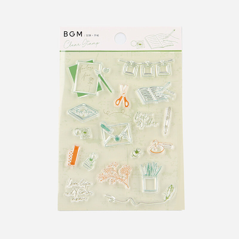 BGM Clear Stamp Set - Letters BT-CS062