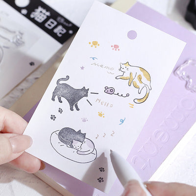 BGM Clear Stamp Set - Cat Diary BT-CS067