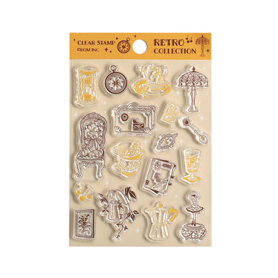 BGM Clear Stamp Set - Retro Collection BT-CS078