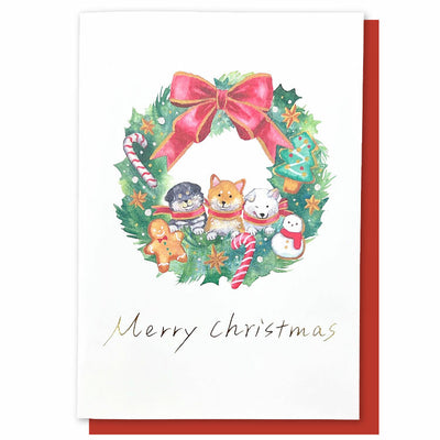Active Corporation 3D Pop-UP Christmas Card - Shiba Dog CMG-593