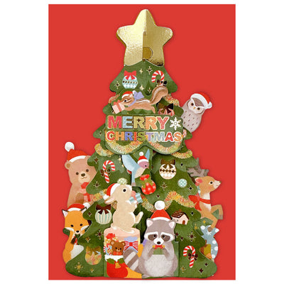 Active Corporation x MIKI TAKAHASHI 3D Christmas Card - Forest animals CMG-617