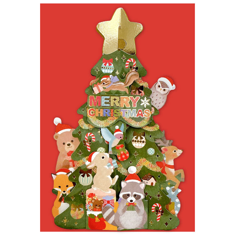 Active Corporation x MIKI TAKAHASHI 3D Christmas Card - Forest animals CMG-617