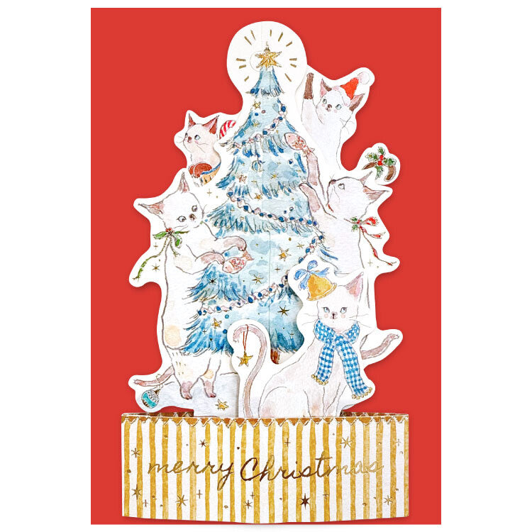 Active Corporation x Tocoro Comugi 3D Christmas Card - Christmas Tree CMG-618