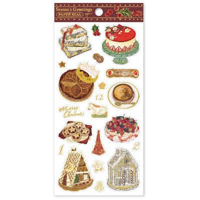 Active Corporation x Aya Inoue Gold Foil Christmas Sticker CMS-661