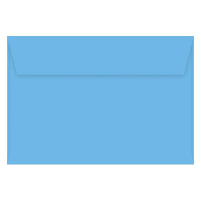 Blue envelope on a white background