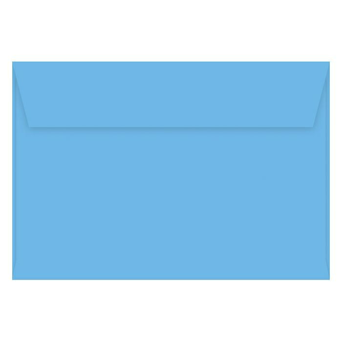 Blue envelope on a white background
