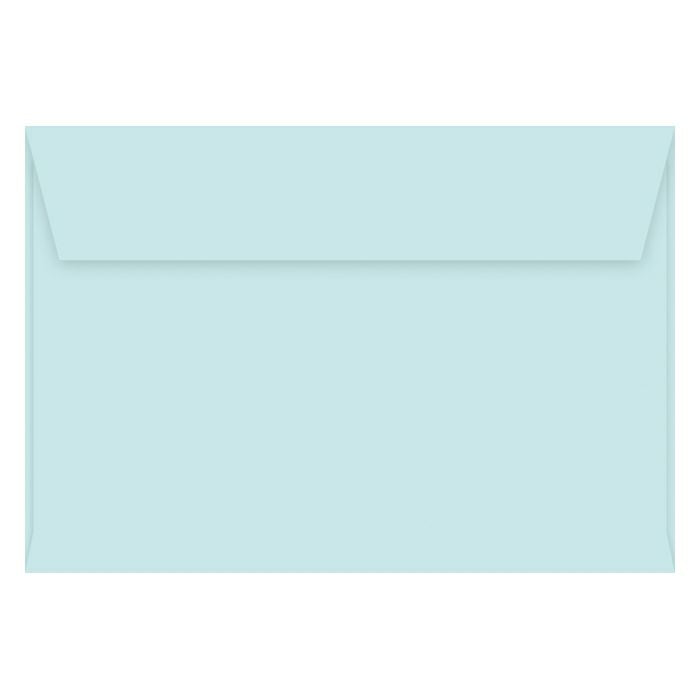 Light blue envelope on a white background