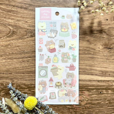 CRUX Yururu Day Sticker - Bear 115480