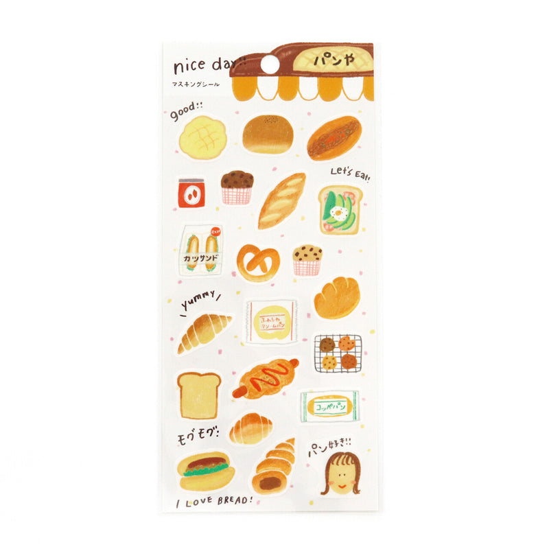 SAIEN x Tomatomayu Nice Day Sticker - Bread J-270