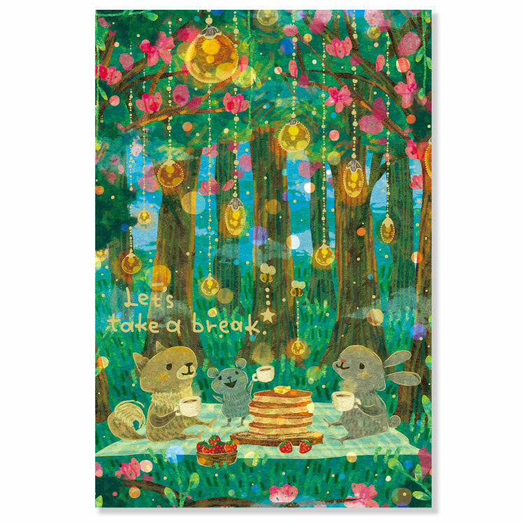 Active Corporation x Muumegu Postcard - Picnic K12-PPR-177