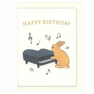 Active Corporation x Shinako Moriyama Mini Birthday Card - Piano L01-MG-41