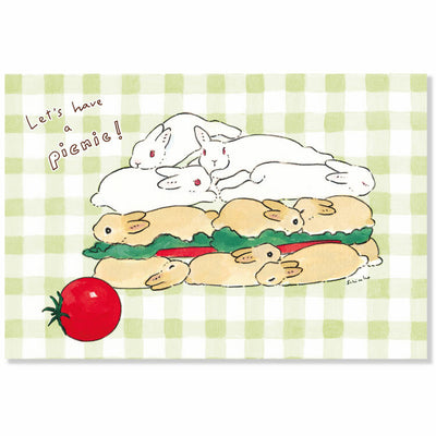 Active Corporation x Shinako Moriyama Postcard - Picnic L01-PH-88