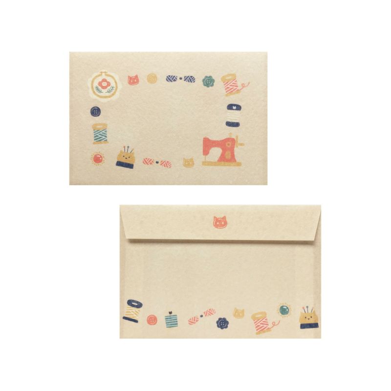 Furukawashiko Winter Limited Edition Letter Set - Sewing LLL421