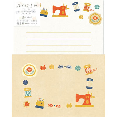 Furukawashiko Winter Limited Edition Letter Set - Sewing LLL421
