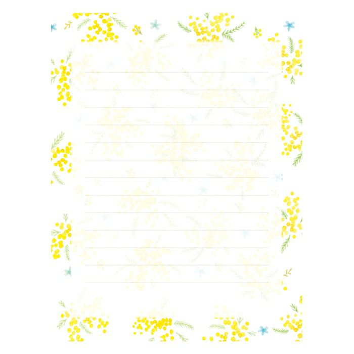 Furukawashiko Spring Limited Edition Letter Set - Mimosa LLL430