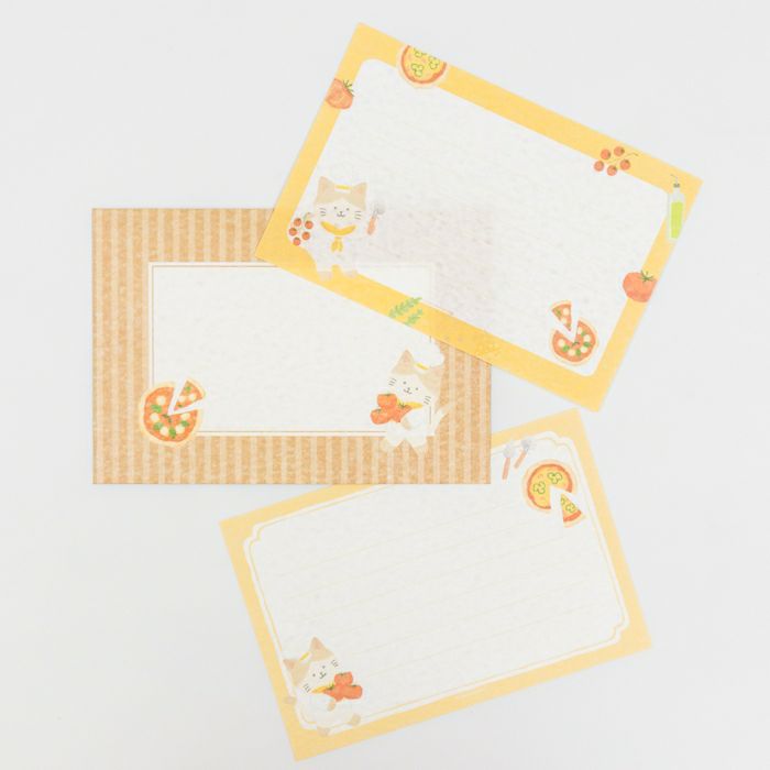 Furukawashiko Viva Italia Letter Set - Pizza Cat LLL500