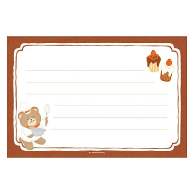 Furukawashiko Viva Italia Letter Set - Dessert Bear LLL501