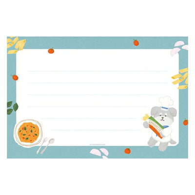 Furukawashiko Viva Italia Letter Set - Pasta Dog LLL502