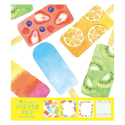 Furukawashiko Summer Limited Edition Memo Pad - Ice Pop LM246
