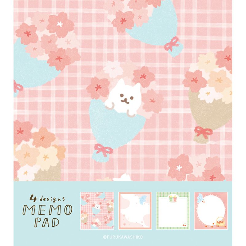 Furukawashiko Spring Limited Edition Memo Pad - Soft Sakura LM299