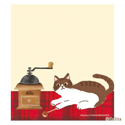 Furukawashiko x Kalita Life is Coffee Memo Pad - Black Coffee LM347
