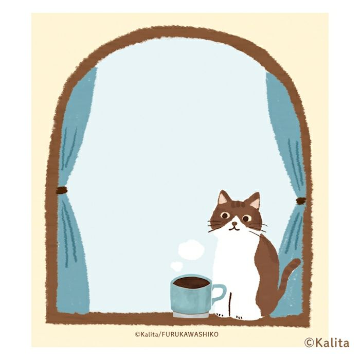 Furukawashiko x Kalita Life is Coffee Memo Pad - Black Coffee LM347