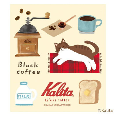 Furukawashiko x Kalita Life is Coffee Memo Pad - Black Coffee LM347