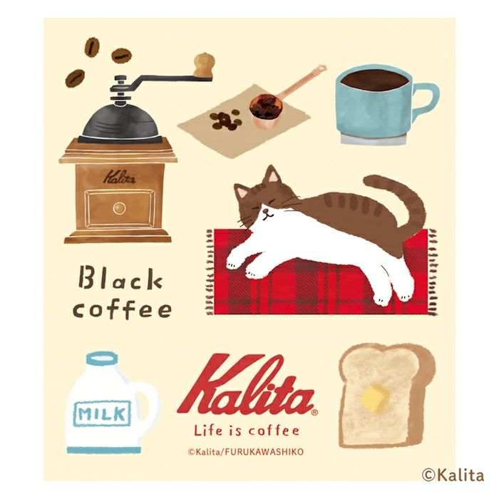 Furukawashiko x Kalita Life is Coffee Memo Pad - Black Coffee LM347