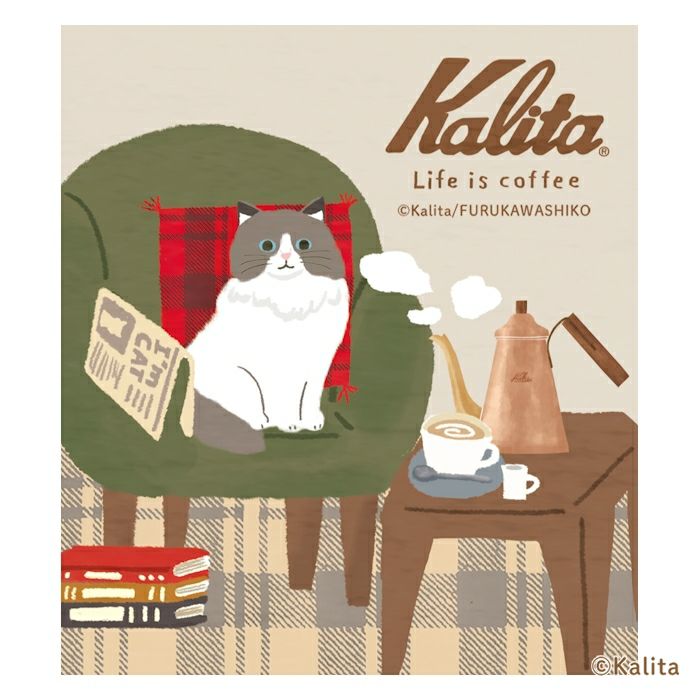 Furukawashiko x Kalita Life is Coffee Memo Pad - White Coffee LM348